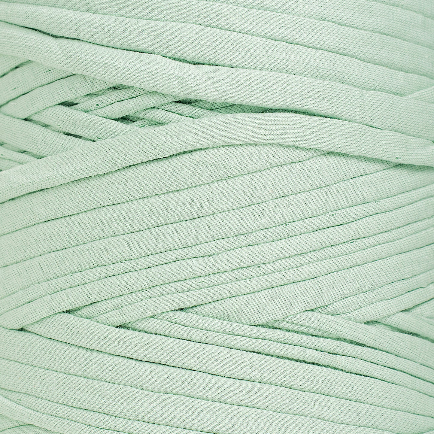 Recycled T-Shirt Fabric Yarn - Mint Color - Prismatic Fiber Arts