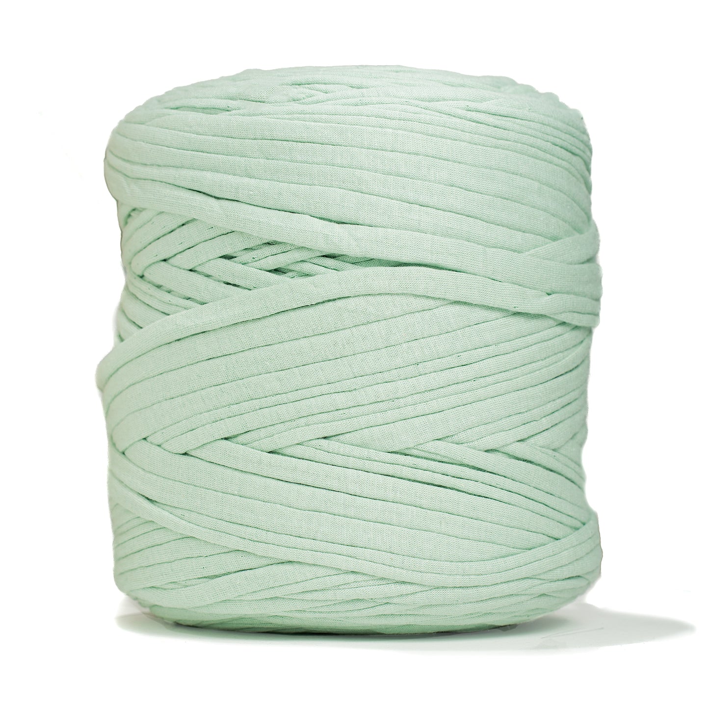 Recycled T-Shirt Fabric Yarn - Mint Color - Prismatic Fiber Arts