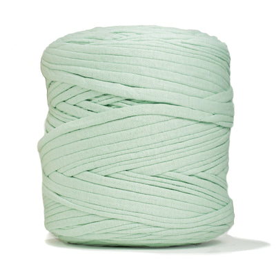 Recycled T-Shirt Fabric Yarn - Mint Color - Prismatic Fiber Arts