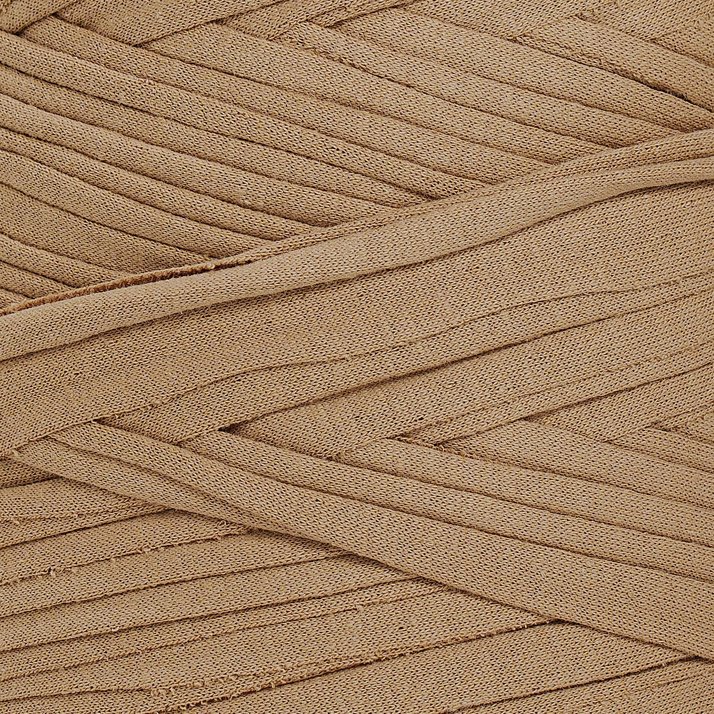 Recycled T-Shirt Fabric Yarn - Mocha Color - Prismatic Fiber Arts