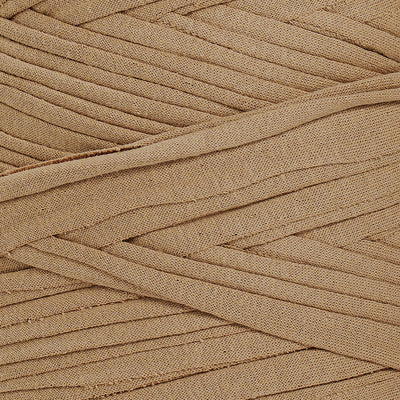 Recycled T-Shirt Fabric Yarn - Mocha Color - Prismatic Fiber Arts