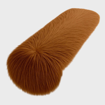 Faux Fur Table Runners – Elegant Decor for Every Occasion - Mocha Mousse - Prismatic Fiber Arts