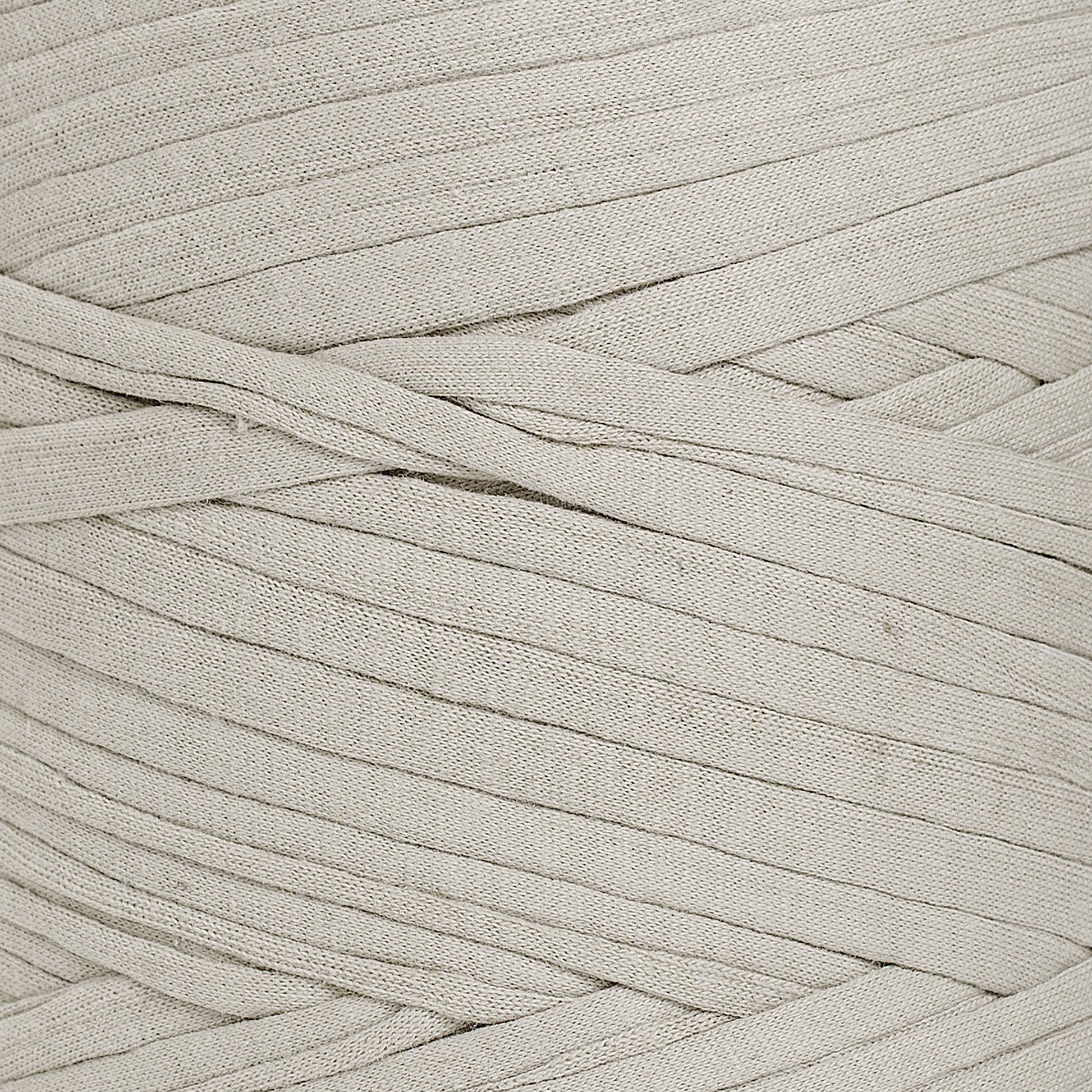 Recycled T-Shirt Fabric Yarn - Moon Color - Prismatic Fiber Arts