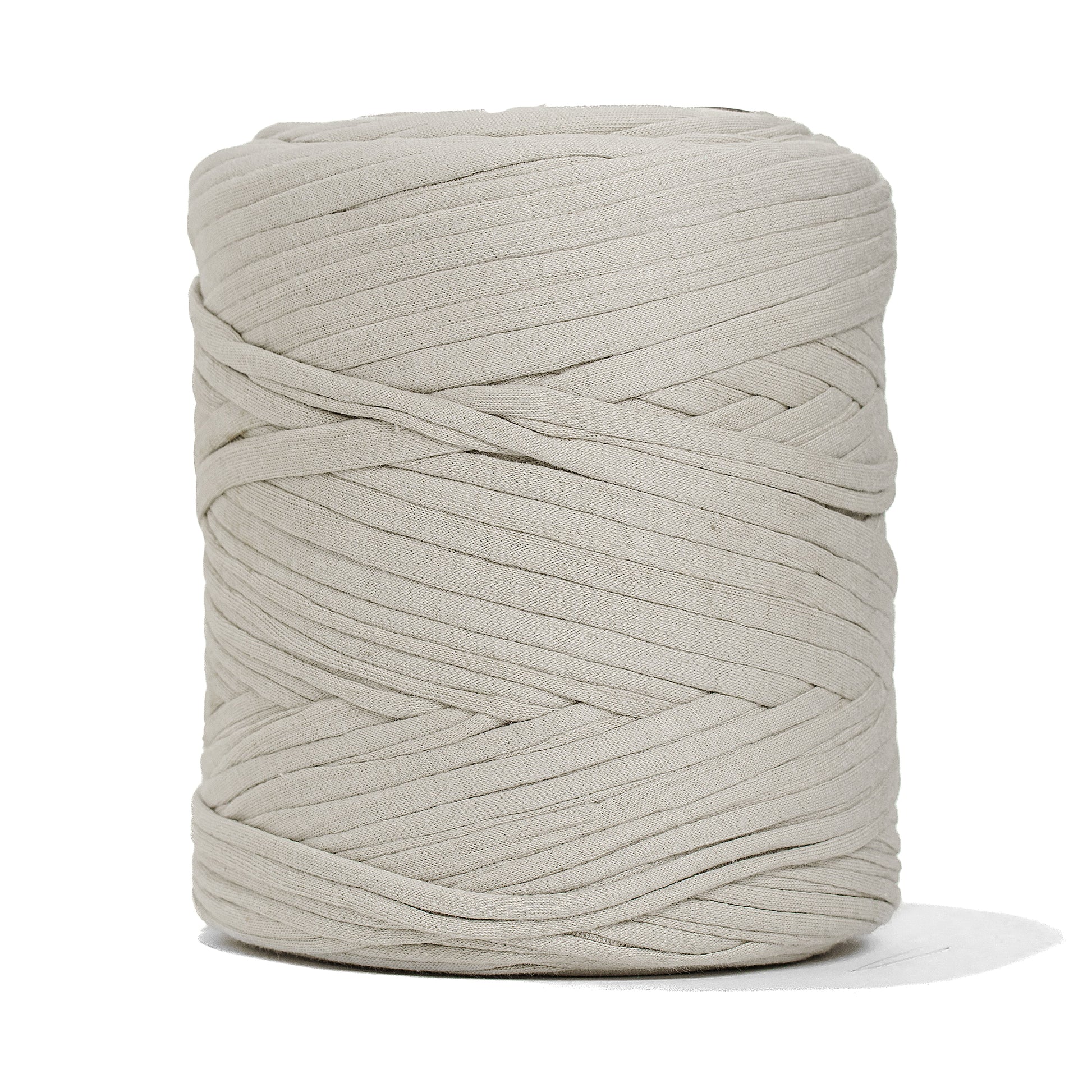Recycled T-Shirt Fabric Yarn - Moon Color - Prismatic Fiber Arts