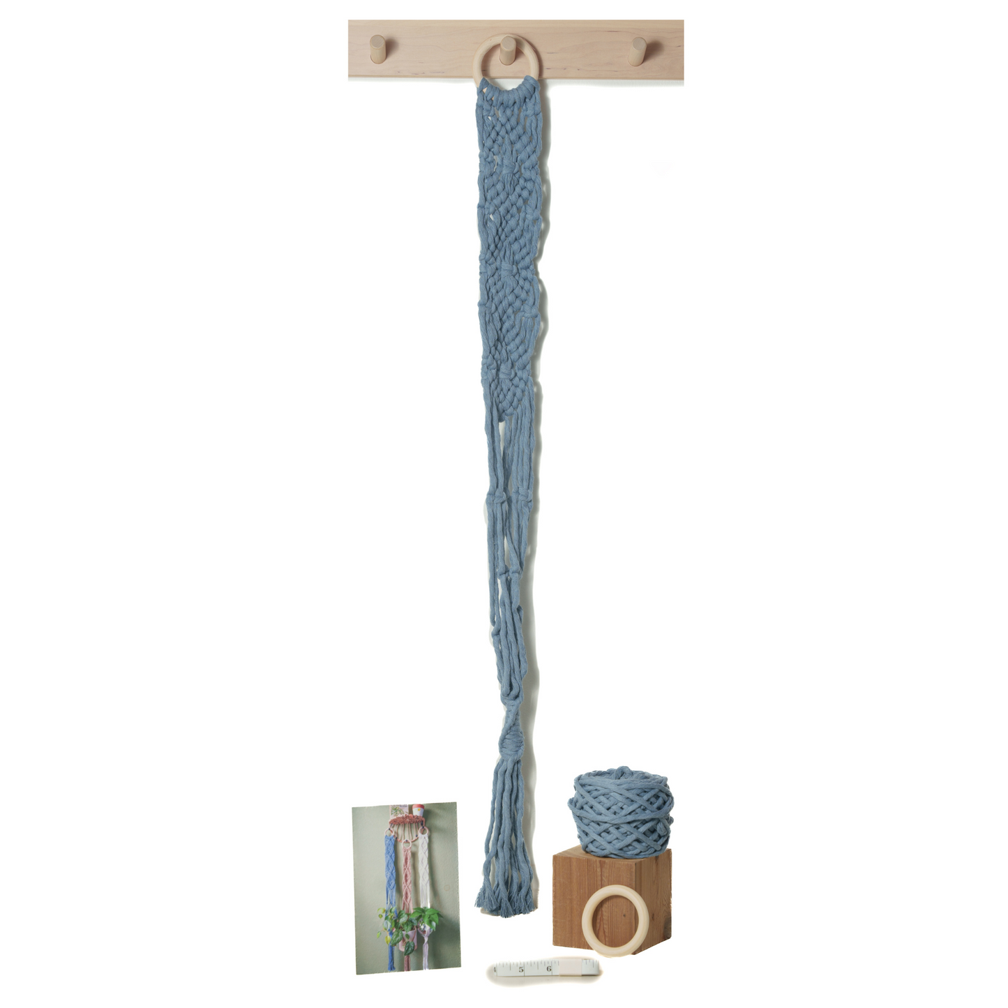 Macrame Wall Plant Hanger DIY Kit by Ganxxet x AngsCraftsnCreations - Prismatic Fiber Arts
