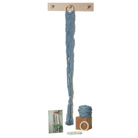 Macrame Wall Plant Hanger DIY Kit by Ganxxet x AngsCraftsnCreations - Prismatic Fiber Arts
