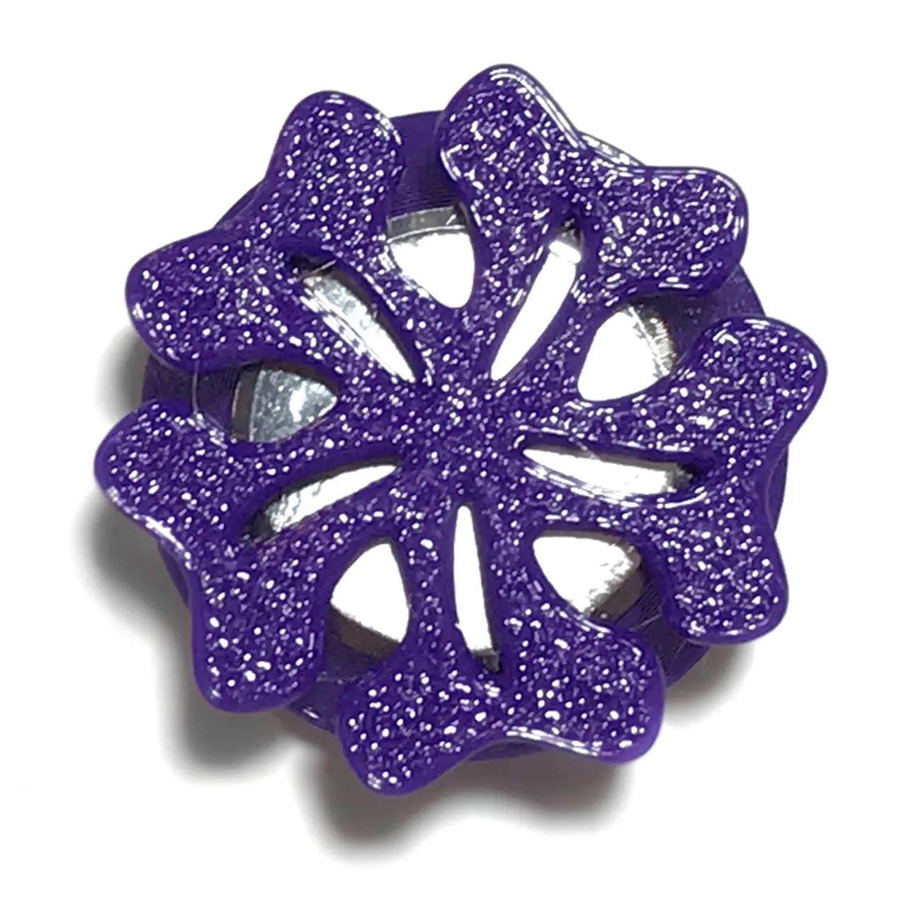 Magnetic Thread Cutter Purple - Prismatic Fiber Arts
