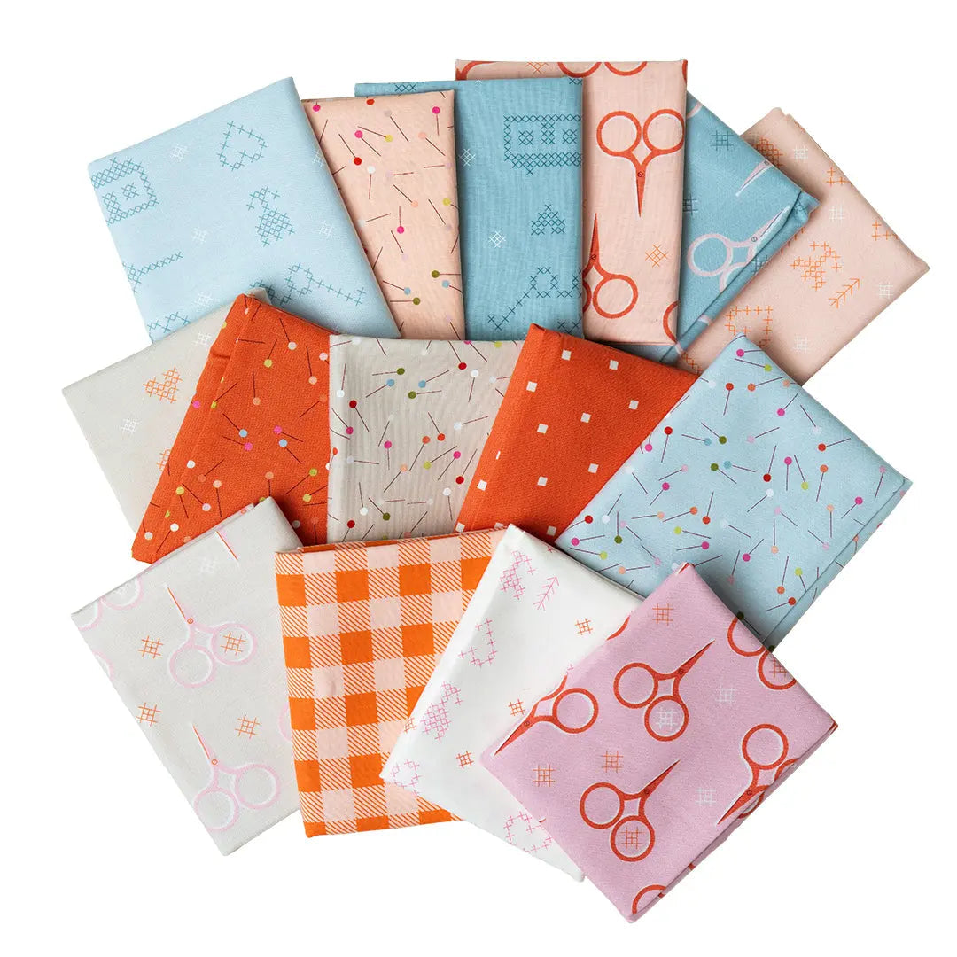Make Time Fat Quarter Bundle - Set of 15 - Prismatic Fiber Arts