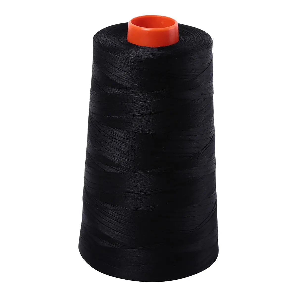 Mako Cotton Embroidery Thread 50wt 6452yds Black - Prismatic Fiber Arts