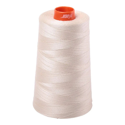 Mako Cotton Embroidery Thread 50wt 6452yds Light Beige - Prismatic Fiber Arts