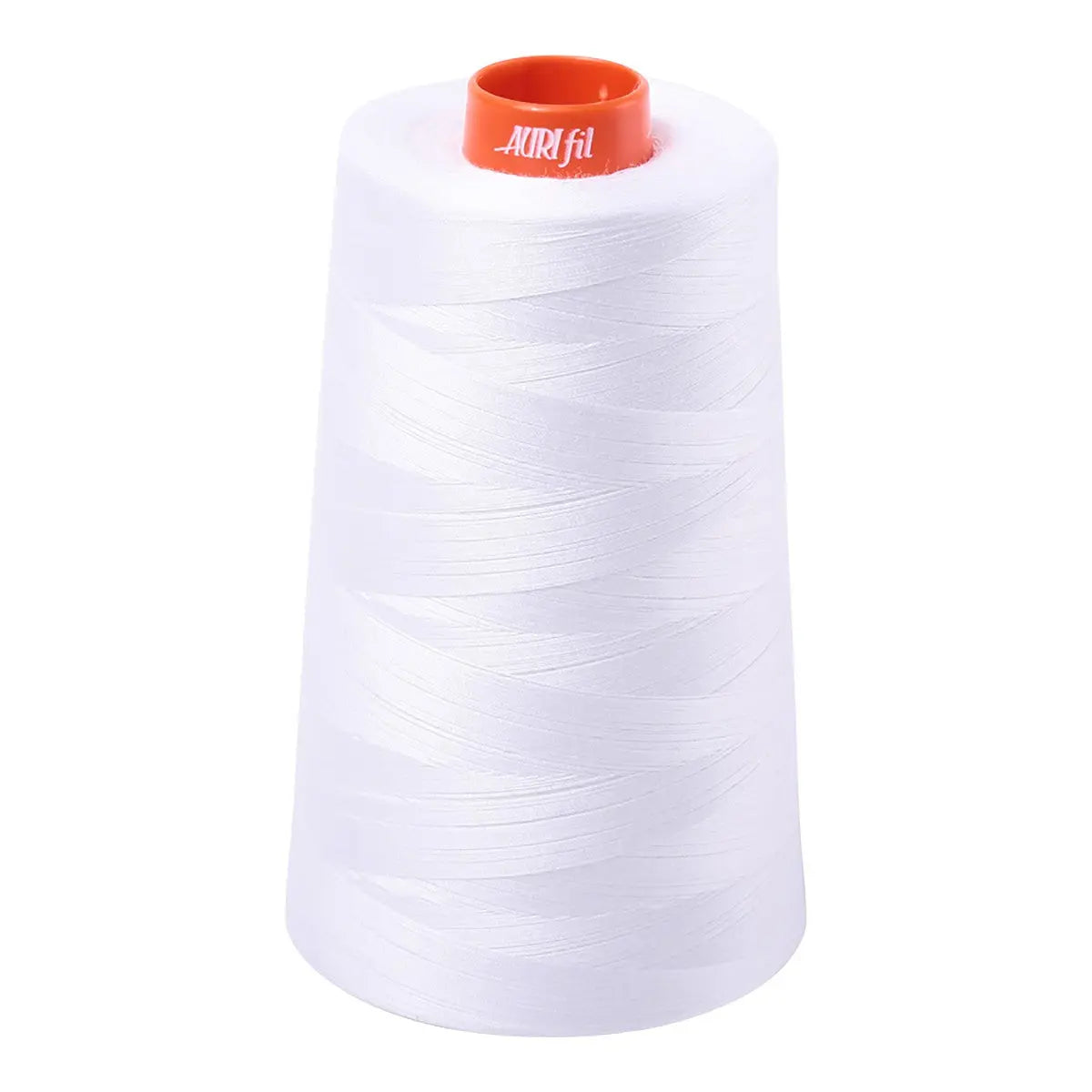Mako Cotton Embroidery Thread 50wt 6452yds White - Prismatic Fiber Arts