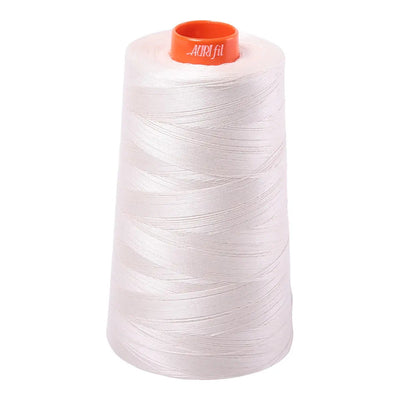 Mako Cotton Embroidery Thread Solid 50wt 6452yds Muslin - Prismatic Fiber Arts