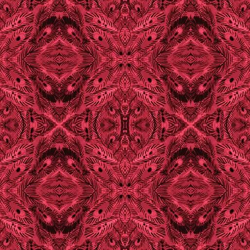 Mandalay Crimson Affinity Cotton 44"/45" Fabric Per Yard - Prismatic Fiber Arts