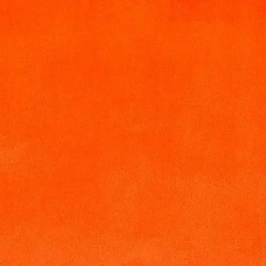 Mandarin Cuddle 3 Extra Wide Solid Minky Fabric per yard - Prismatic Fiber Arts