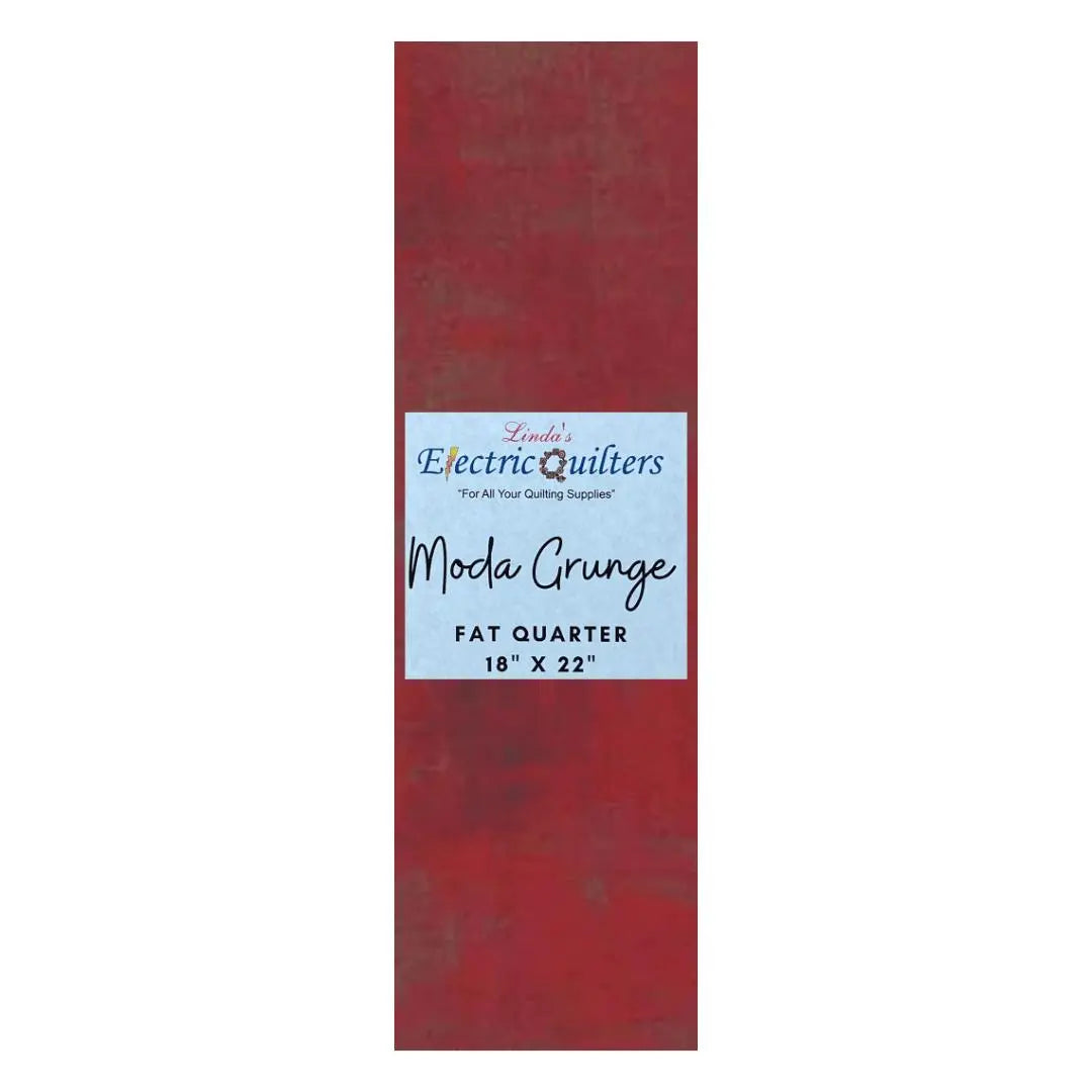 082 Maraschino Cherry Moda Grunge - Fat Quarter - Prismatic Fiber Arts