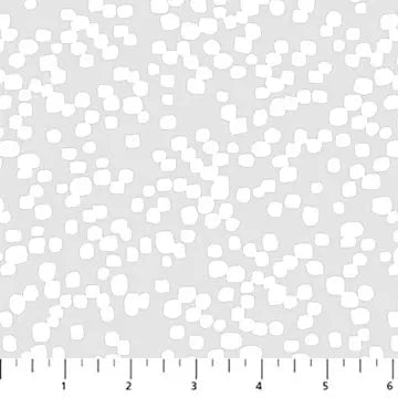 Marshmallow Gray Dewfall Cotton 44"/45" Fabric Per Yard - Prismatic Fiber Arts