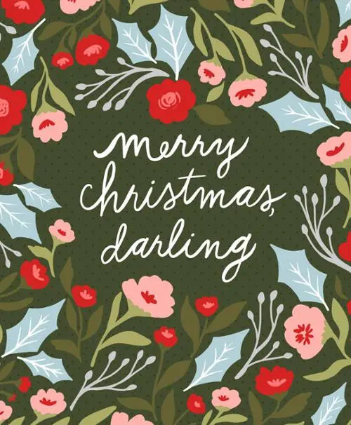 Merry Christmas Darling Packaged Panel 72" x 58" - Prismatic Fiber Arts