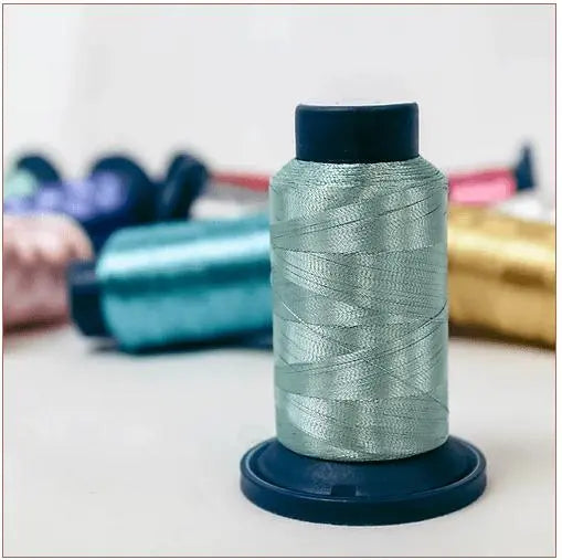 Metallic Thread 800M EMBELLISH BLUE 45 - Prismatic Fiber Arts