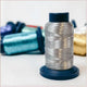 Metallic Thread 800M SILVER 44 - Prismatic Fiber Arts