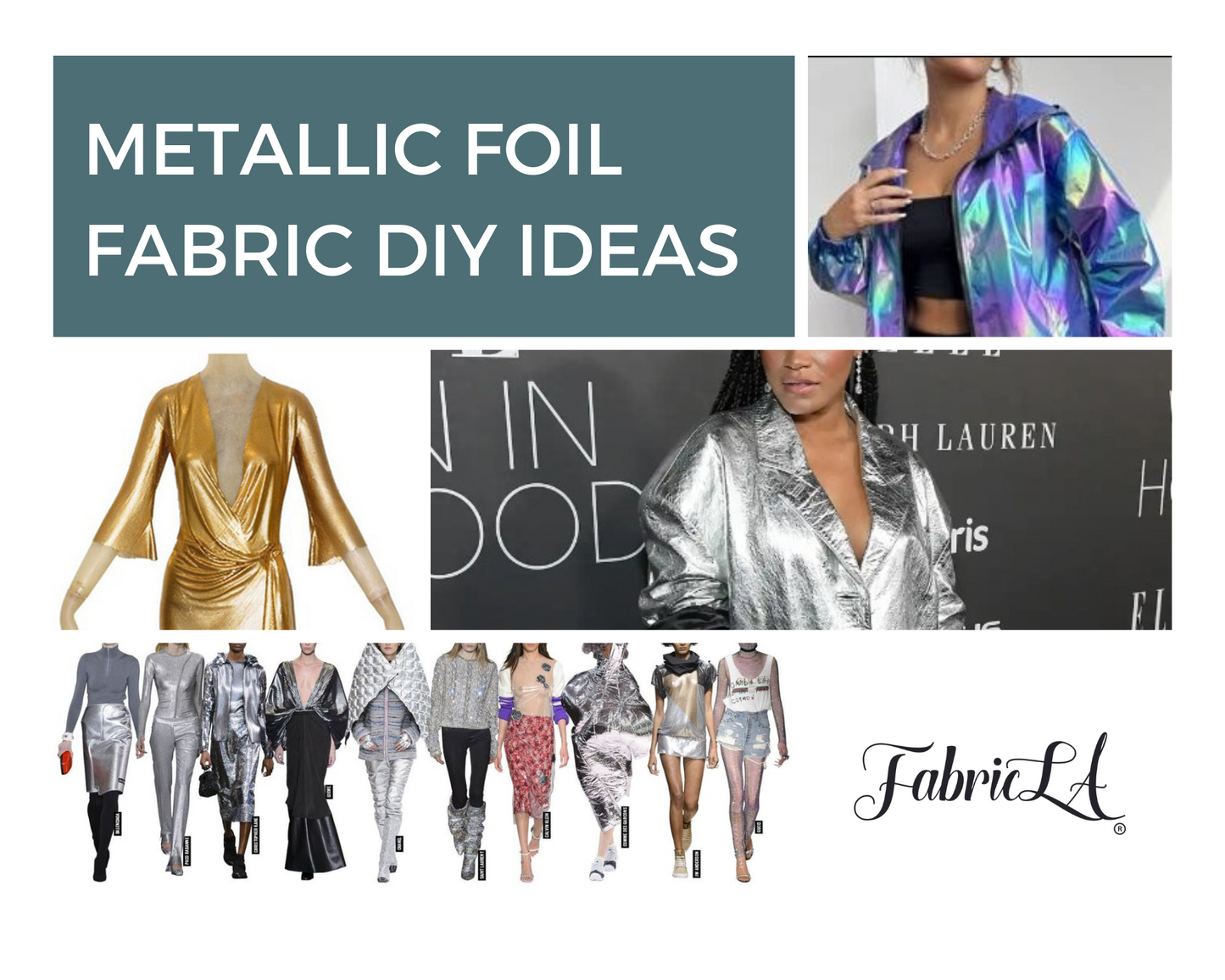 Hologram Metallic Foil Spandex Knit Fabric 4-Way Stretch, 60" Inch Wide | Rose Gold - Prismatic Fiber Arts