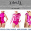 Metallic Lame Foil Spandex Knit Fabric | Fuchsia - Prismatic Fiber Arts