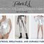 Metallic Lame Foil Spandex Knit Fabric | Silver - Prismatic Fiber Arts