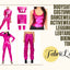 Metallic Lame Foil Spandex Knit Fabric | Fuchsia - Prismatic Fiber Arts