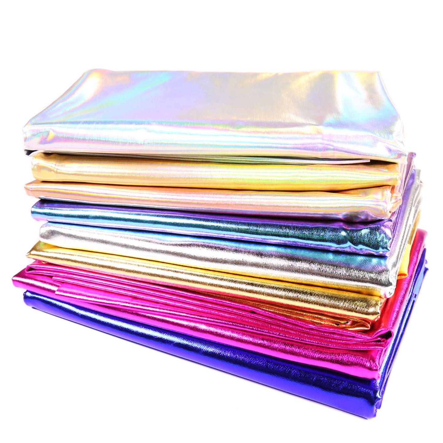 Metallic Lame Foil Spandex Knit Fabric | Many Colors - Prismatic Fiber Arts