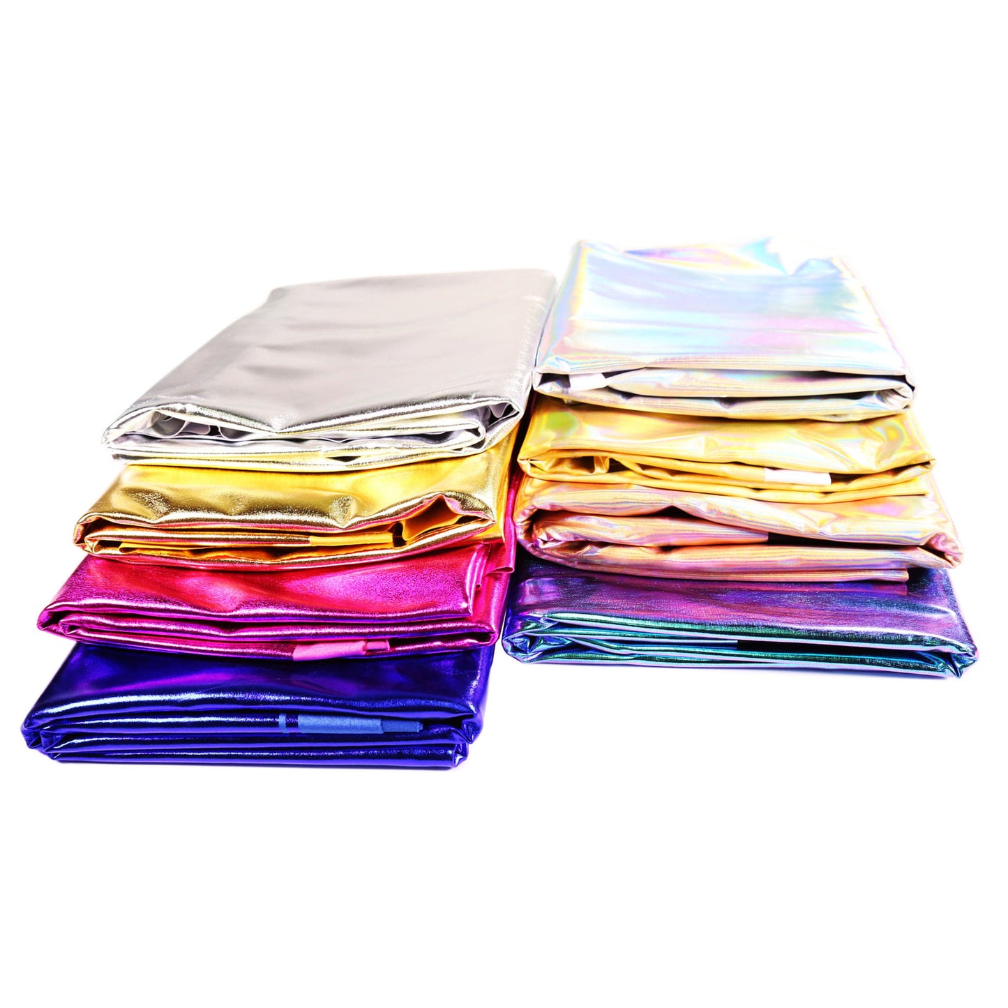 Metallic Lame Foil Spandex Knit Fabric | Many Colors - Prismatic Fiber Arts