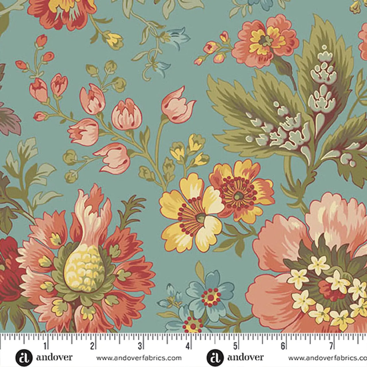 Milk and Honey Blue Farmer's Daughter 108's Cotton Wideback Fabric Per Yard - Prismatic Fiber Arts