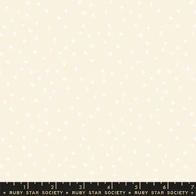 Mini Starry White On Natural 43"/44" Fabric Per Yard - Prismatic Fiber Arts