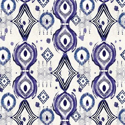 Mirrors White/Blue Affinity Cotton 44"/45" Fabric Per Yard - Prismatic Fiber Arts
