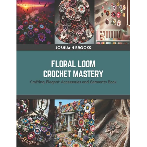 Floral Loom Crochet Mastery: Crafting Elegant Accessories and Garments Book
