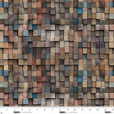 Mocha Stack Out of the Woodwork Cotton 44"/45" Fabric Per Yard - Prismatic Fiber Arts
