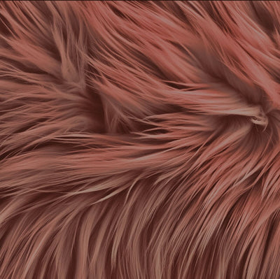 Faux Fur Fabric By The Yard | Mocha Mousse - Prismatic Fiber Arts