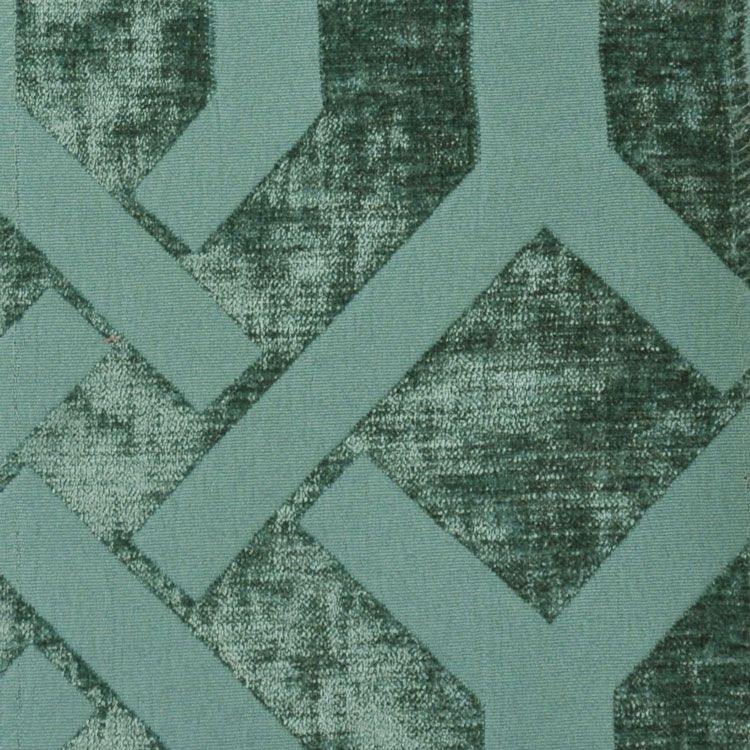 "Monterey Gate" Fabric (Aqua color) - Prismatic Fiber Arts
