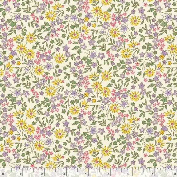 Multi Aunt Grace Calicos Cotton Wideback Fabric Per Yard - Prismatic Fiber Arts