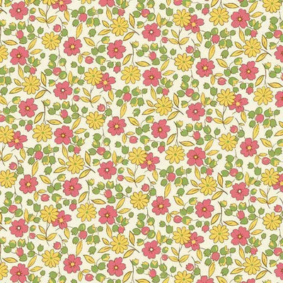 Multi Daisy & Friends Cotton Wideback Fabric Per Yard - Prismatic Fiber Arts