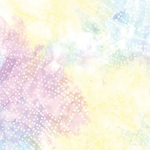Multi Lilac Wave Dots Cotton 44"/45" Fabric Per Yard - Prismatic Fiber Arts
