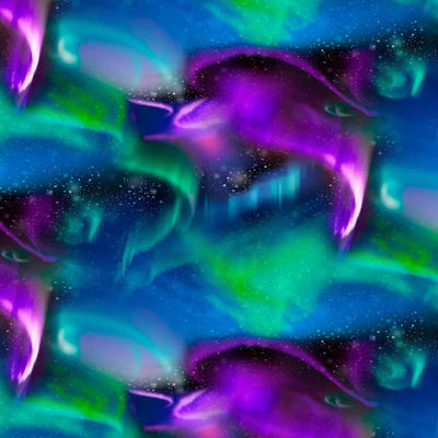 Multi Northern Lights Wideback Fabric Per Yard - Prismatic Fiber Arts
