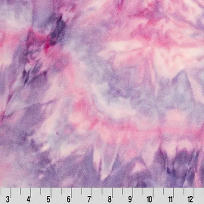 Multi Tie Dye Cuddle Unicorn Fabric per yard - Prismatic Fiber Arts