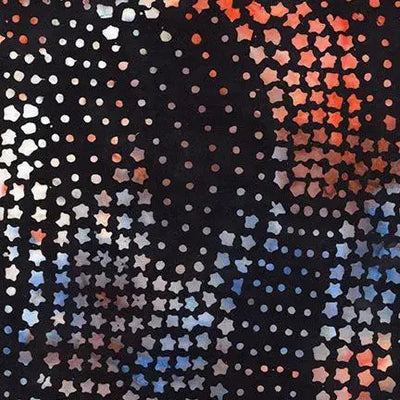 Multi USA Stars & Dots Wideback Fabric Per Yard - Prismatic Fiber Arts