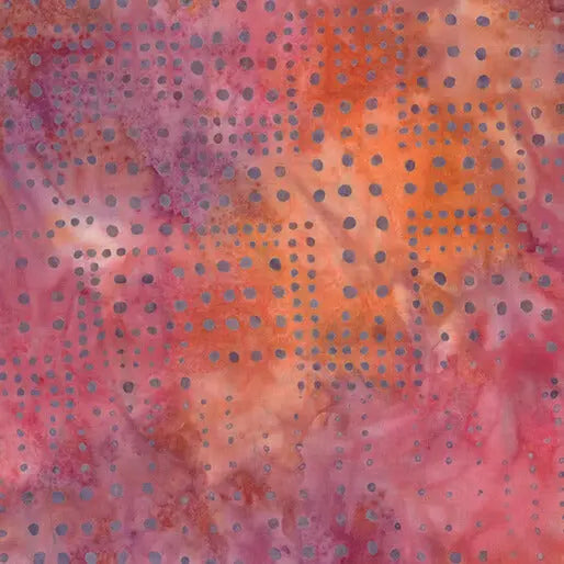 Multi Variegated Fruit Punch Dots Cotton 44"/45" Fabric Per Yard - Prismatic Fiber Arts