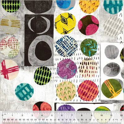 Multi Wabi Sabi Wideback Cotton Fabric per yard - Prismatic Fiber Arts