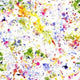 Multi White Paint Splatter Wideback Cotton Fabric Per Yard - Prismatic Fiber Arts