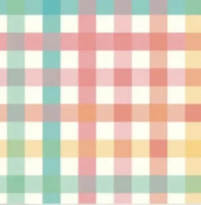 Multi Wideback Gingham Cottage Checked Fabric Per Yard - Prismatic Fiber Arts