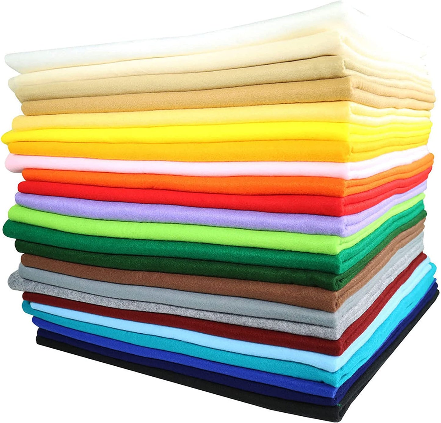 8" x 8" Acrylic Felt Sheets by FabricLA | Multi-Colors - Prismatic Fiber Arts