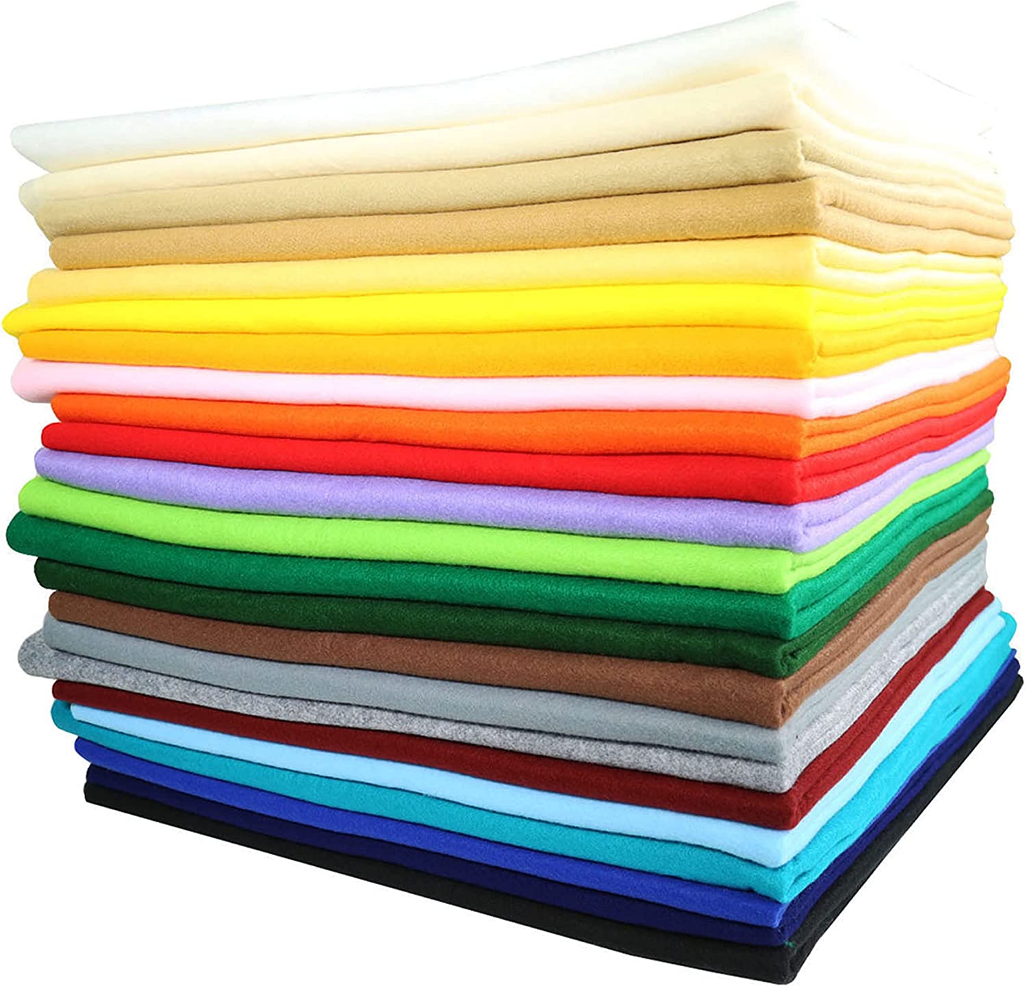 10" x 10" Acrylic Felt Sheets by FabricLA | Multi-Colors - Prismatic Fiber Arts