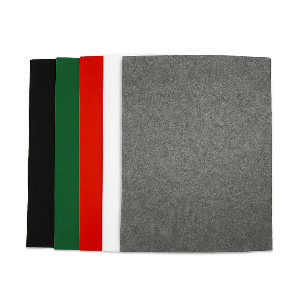 3.2mm Thick Acrylic Felt Sheets – 12"x18" Multi-Color or Single Color Options - Prismatic Fiber Arts