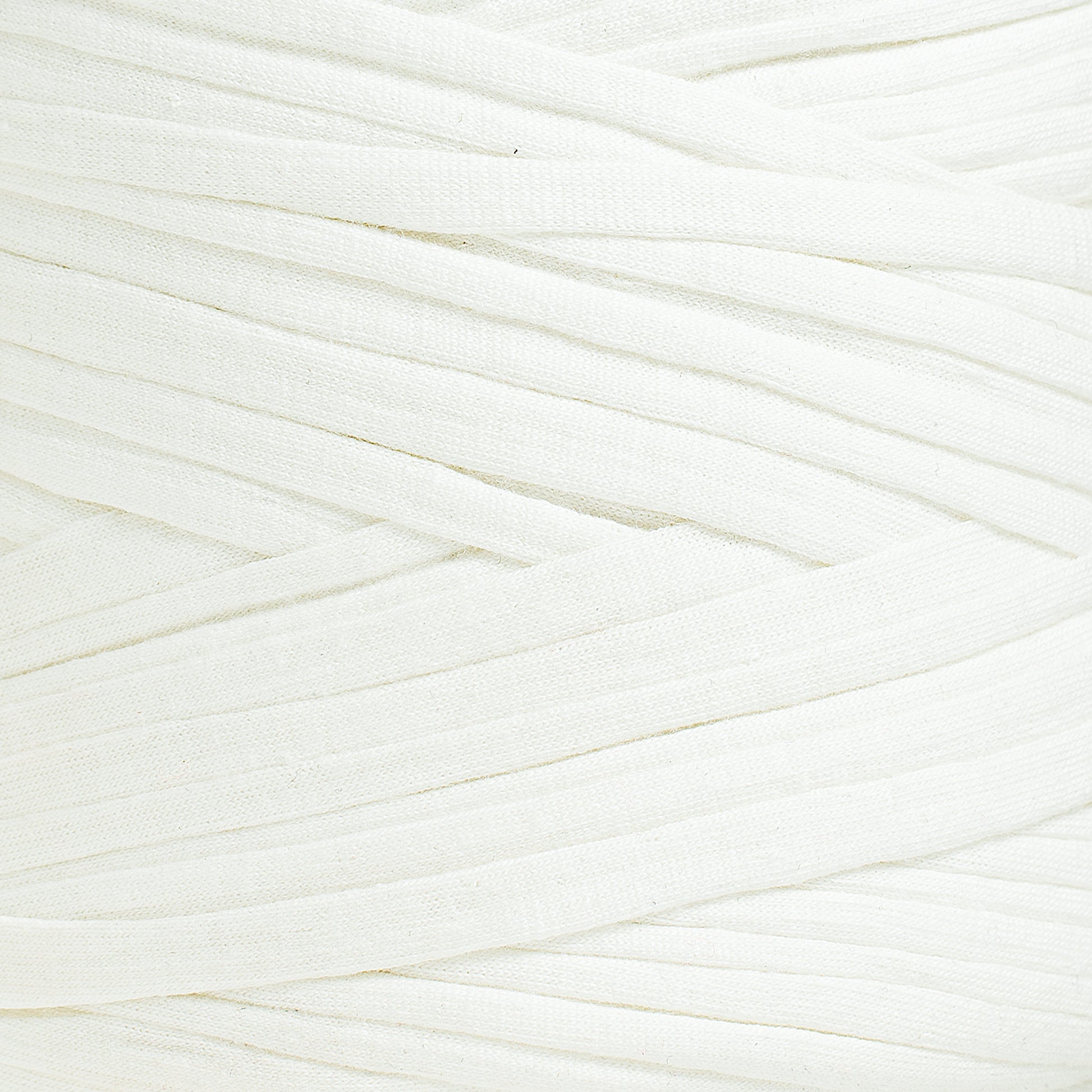 Recycled T-Shirt Fabric Yarn - Natural Color - Prismatic Fiber Arts